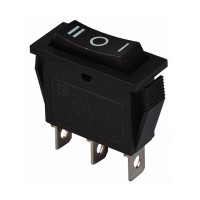 KCD3-103 B/B 220V Переключатель 1 клав. перекидной черный