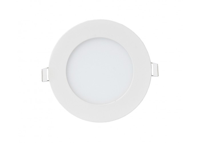 Светильник врезной LED Round Downlight 6W-220V-420L-4000K Alum