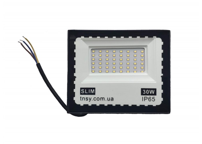Прожектор LED 30W Ultra Slim 180-260V 2500Lm 6500K IP65 SMD TSNy