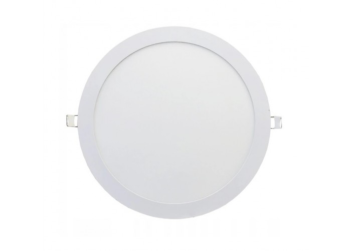 Светильник врезной  LED Round Downlight 24W-220V-1700L-4000K Alum