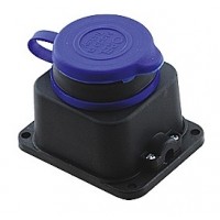 Силова розетка TNSy RUBBER з захисною кришкою та заземленням IP44 (TNSy5502507)
