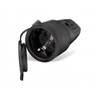 Штепсельне гніздо TNSy RUBBER з кришкою IP44 (TNSy5000074)
