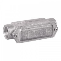 Коробка протяжная алюминиевая, 2 ввода 180?, М32х1,5 ,IP55, 146х45х57мм, 6030-32A, ДКС