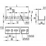 Профиль BPF, для консолей быстрой фиксации BBF, L400, толщ.2,5 мм BPF2904 ДКС