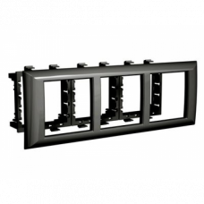 Рамка-суппорт Avanti для In-liner Front, черный, 6 модулей, 4402916, ДКС