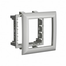 Рамка-суппорт Avanti для In-liner Front, серебристый металлик, 2модуля, 4404912, ДКС