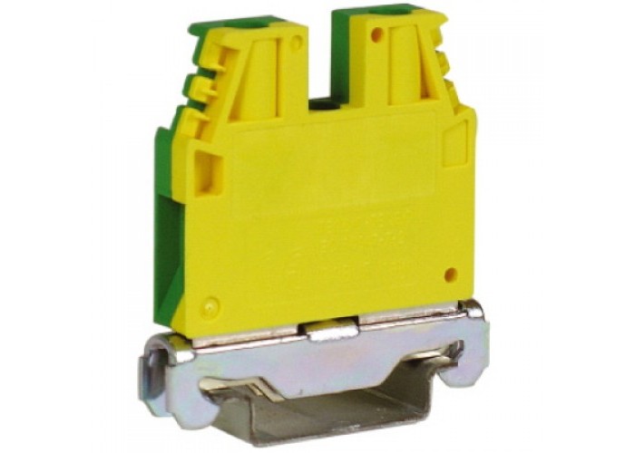 TEC.6/O зажим для заземления желт. зелен 6 мм2, ZTO120, ДКС