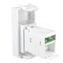 Компьютерная розетка RJ-45 модульная, кат.5е, Avanti, Белое облако, 1 модуль, 4400461, ДКС