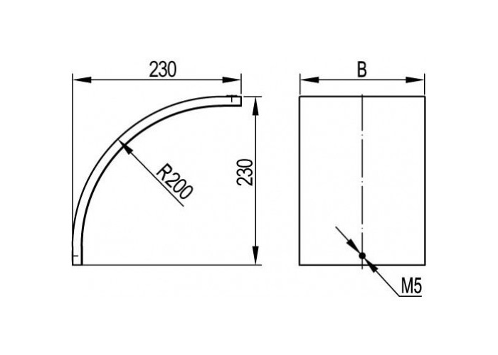 Крышка на угол CD 90 вертикальный внеш. 90° осн.600, t=0,6мм, ДКС, 38248