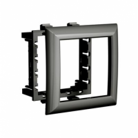 Рамка-суппорт Avanti для In-liner Front, черный, 2 модуля, 4402912, ДКС