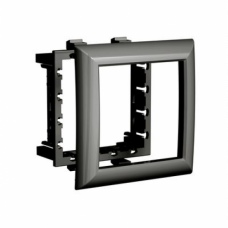 Рамка-суппорт Avanti для In-liner Front, черный, 2 модуля, 4402912, ДКС