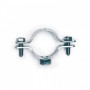 Хомут трубный 3/4'' (25-30 мм) М8 оцинкованная сталь, 6040-P34, ДКС