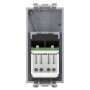 Компьютерная розетка RJ-45 модульная, кат.5е, Avanti, Закаленнаясталь, 1 модуль, 4404461, ДКС