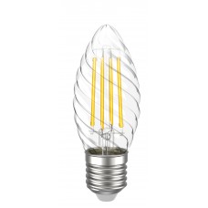 LED лампа IEK LLF-CT35-7-230-30-E27-CL CT35 (свічка кручена) 7Вт 230В 3000К E27 серія 360°