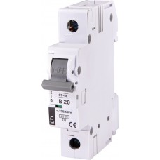 Автоматичний вимикач ETI 002171317 ST-68 1p B 20А (4.5 kA)