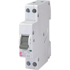 Автоматичний вимикач ETI 002191126 ETIMAT 6 1p+N C 25А (6 kA)
