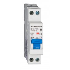 Автоматичний вимикач Schrack AM418510 4,5кА 10А 1P+N х-ка B