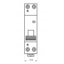 Автоматичний вимикач Schrack AM418510 4,5кА 10А 1P+N х-ка B