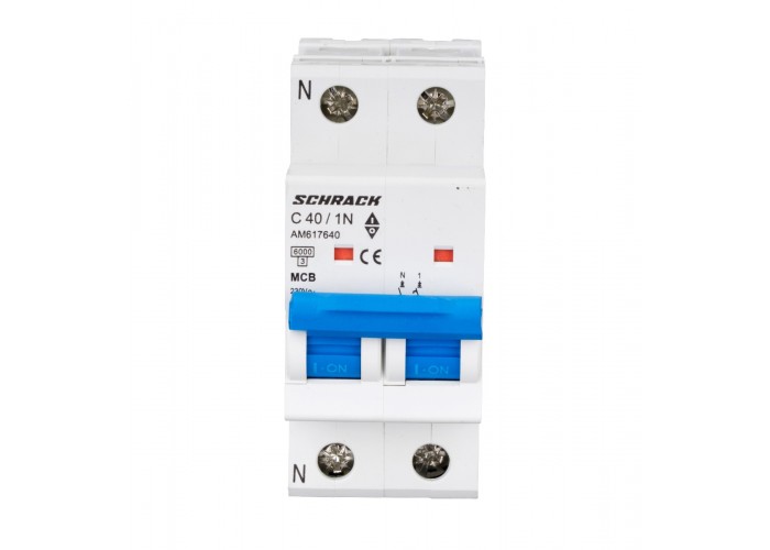 Автоматичний вимикач Schrack AM617640 6кА 40А 1P+N C