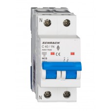 Автоматичний вимикач Schrack AM617640 6кА 40А 1P+N C
