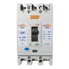 Автоматичний вимикач ECOHOME ECO FB/63 3p 63A