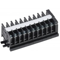 Блок затискачів IEK YZN43-10-001-K02 БЗН TK-010 1.5мм² 10А 10 пар на DIN-рейку