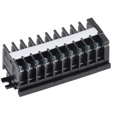 Блок затискачів IEK YZN43-10-001-K02 БЗН TK-010 1.5мм² 10А 10 пар на DIN-рейку