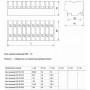 Блок затискачів IEK YZN43-10-001-K02 БЗН TK-010 1.5мм² 10А 10 пар на DIN-рейку