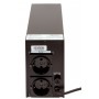 ДБЖ LogicPower LP4977 LPM-L625VA в металевому корпусі з LCD дисплеєм та 2 євророзетками (437Вт) AVR 7.5Ач 12В (чорний)