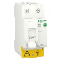 Диференціальне реле Schneider Electric R9R52263 RESI9 2P 63A 100мА АС