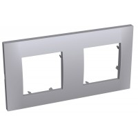 Двомісна горизонтальна рамка Schneider Electric Altira ALB45732 (сіра)