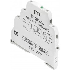 Електромеханічне інтерфейсне реле ETI 002473053 SER1-230 ACDC 1CO 6A AC1 250V AC