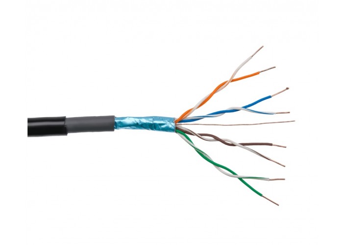 Кабель Logicpower Cat. 5e FTP 4x2x0.51мм CCA 305м.