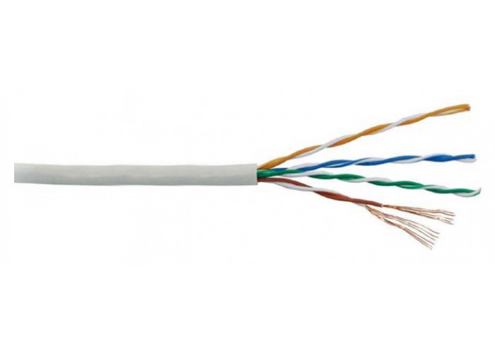 Кабель UTP(PEM) cat.5e 4x2x0.51CU, зовнішній з тросом, 305м (кручена пара)