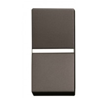 Кнопковий вимикач із символом «Світло» ABB Zenit 2CLA210470N1801 N2104.7 AN 1М (антрацит)