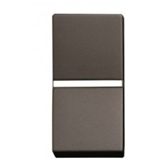 Кнопковий вимикач із символом «Світло» ABB Zenit 2CLA210470N1801 N2104.7 AN 1М (антрацит)