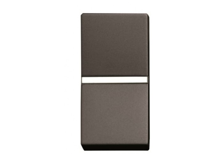 Кнопковий вимикач із символом «Світло» ABB Zenit 2CLA210470N1801 N2104.7 AN 1М (антрацит)