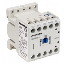Контактор Schrack LZDM1213 Cubico Mini 230В AC 1НO 5,5 кВт 12А 3Р
