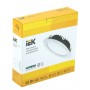 Круглий врізний світильник IEK LDVO0-1804-40-4000-K01 ДВО 1804 PRO 40Вт 4000K IP40