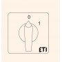 Выключатель "0-1" (серо-черный) ETI CS 32 90 U (4773003)
