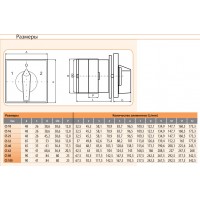 Кулачковий перемикач ETI 004773022 CS 80 10 U (3p 