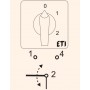 Переключатель многопозиционный "0-1-2" (серо-черный) ETI CS 10 107 U (4773032)