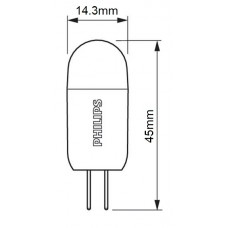 Лампочка LED CorePro LEDcapsuleLV 2Вт 3000K Philips G4