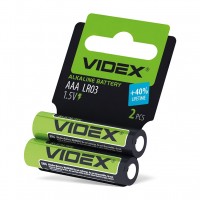 Лужна батарея Videx LR03 AAA (LR03/AAA 2pcs SC) 2 шт