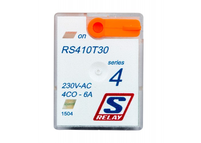 Мініатюрне реле Schrack RS410T30 230В AC 6А