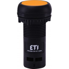 Моноблочна втоплена кнопка ETI 004771466 ECF-01-A (1NC оранжева)