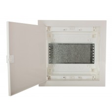 Мультимедійний щиток ETI 001101186 ECG14 MEDIA-PT (перфорована панель та пластикові прозорі двері)