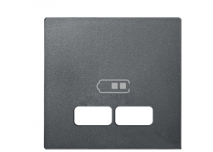 Накладка USB розетки Schneider Electric Merten System M MTN4367-0414 (антрацит)