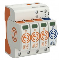 Обмежувач перенапруг OBO Bettermann (5095253) Тип II V20-3+NPE-280