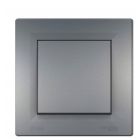 Одноклавішний вимикач Schneider Electric Asfora EPH0100262 (сталь)
